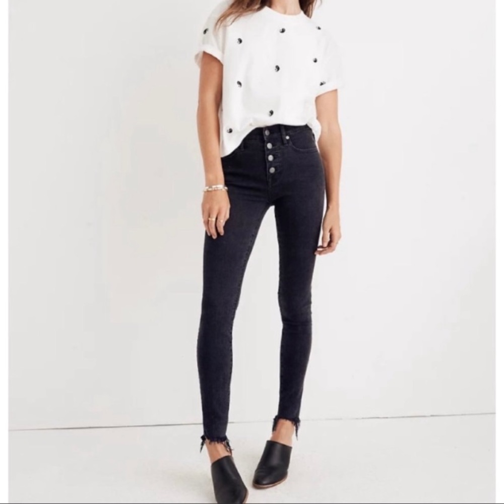 Madewell 9in high rise skinny jeans size 27